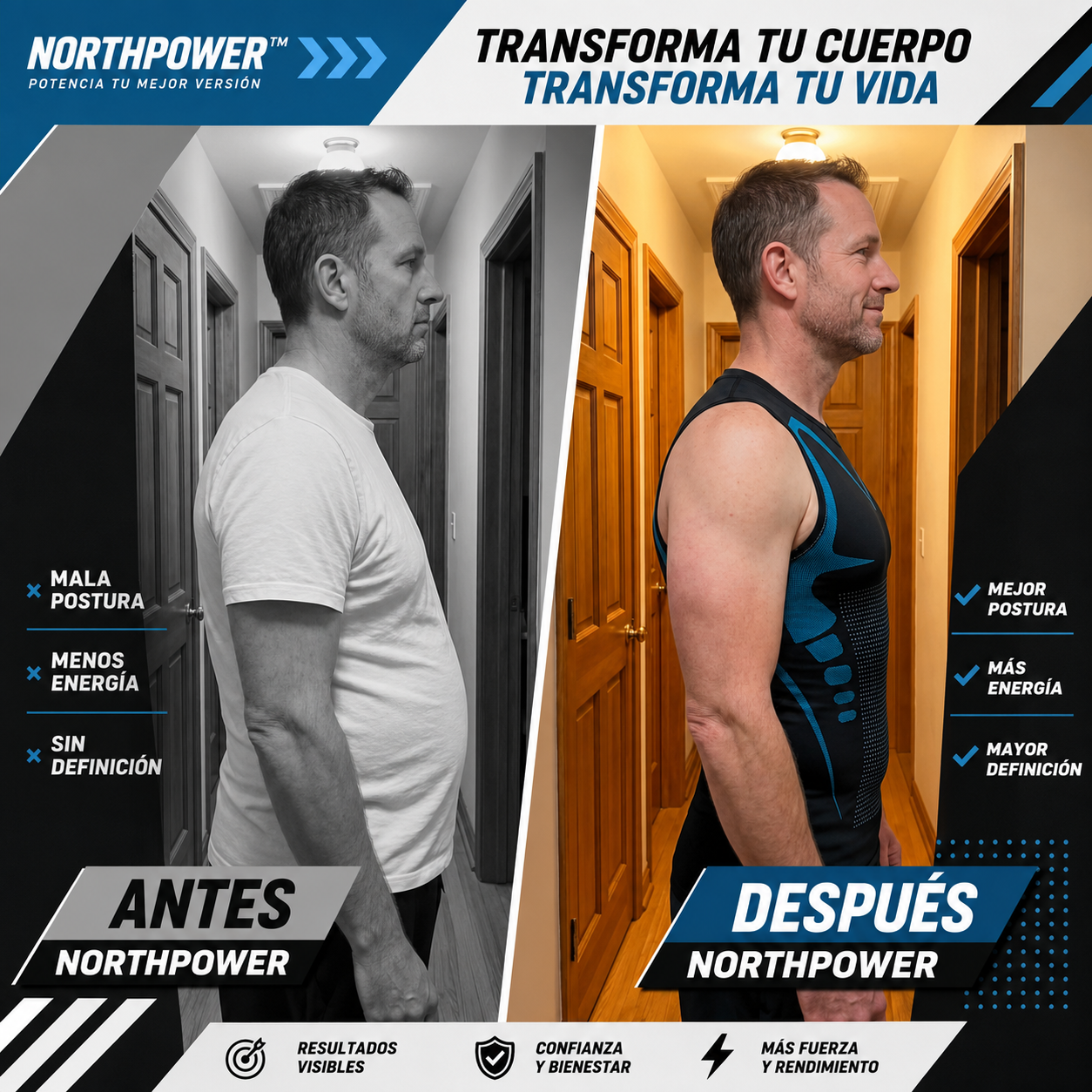 NorthPower | Siente el poder de la confianza, la forma y el control.